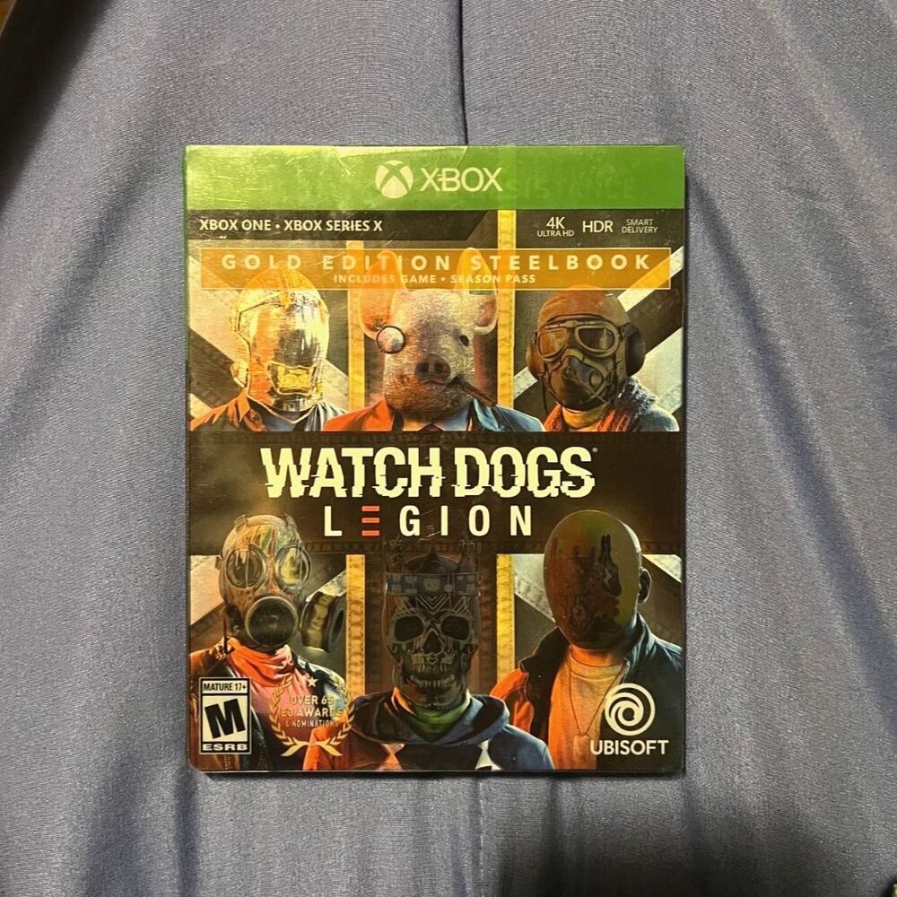 Watch Dogs Legion Gold Edition Steelbook Sealed/Brand New Xbox One/Series X